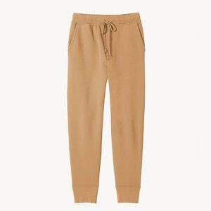 Nili Lotan Camel Drawstring Jogger Pants